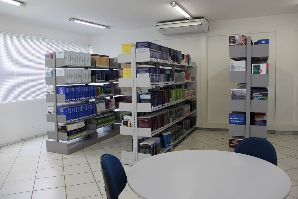 BIBLIOTECA - Infraestrutura curso de Medicina São Leopoldo Mandic Araras