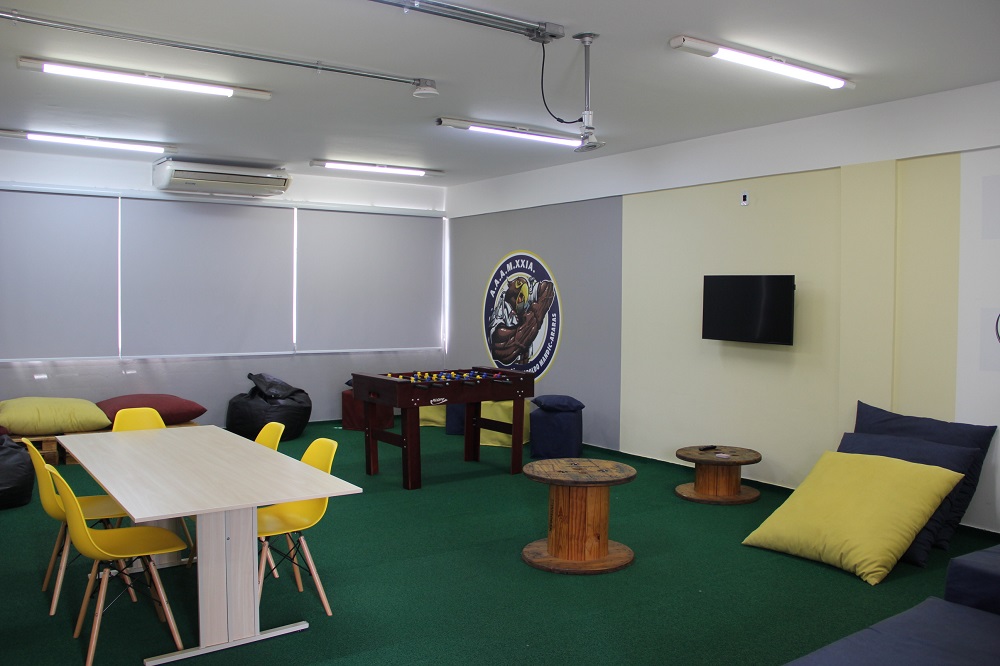SALA DE DESCANSO NINHO DA ARARA- Infraestrutura curso de Medicina São Leopoldo Mandic Araras